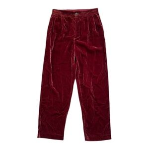 Madewell Tapered Pleat Pull-On Pants Style AF137 Size XS Relaxed Fit